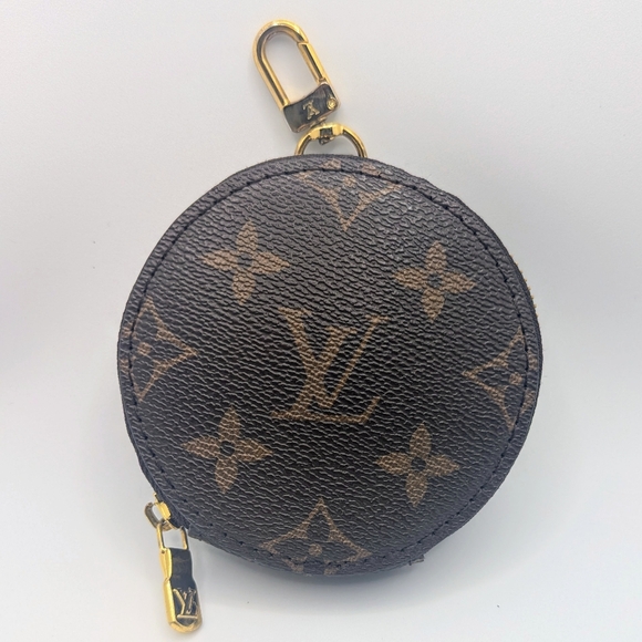 💢 NWOT 💢Louis Vuitton LARGE 3 In 1 Stacked Pouchette w Gold Chain & 🩷 Strap - Picture 12 of 12